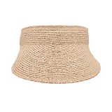 Thumbnail 1 of Joules Women's Sunray Packable Adjustable Raffia Visor - Neutral