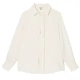 Thumbnail 1 of Joules Women's Selene Linen Ruffle Shirt - White