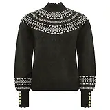 Thumbnail 1 of Holland Cooper Women's Elodie Roll Neck Knit - Forest Green