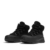 Thumbnail 5 of FitFlop Women's F-MODE Teddy-Collar Warm Suede Lace-Up Booties - All Black