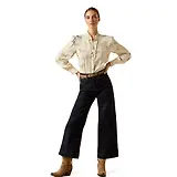 Thumbnail 5 of Ariat Women's Cricklade Blouse - Watercolor Horse Print