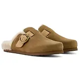 Thumbnail 1 of Ariat Women's Country Sherpa Mules - Ranch Brown Suede