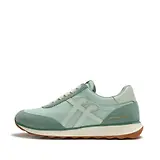 Thumbnail 8 of FitFlop x Pantone Women's Retro-Q Suede Trainers - Frosty Green