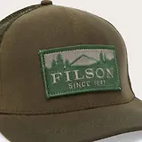 Thumbnail 4 of Filson Scenic Waxed Logger Mesh Cap - Otter Green