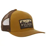 Thumbnail 1 of Filson Scenic Waxed Logger Mesh Cap - Dark Tan