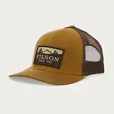 Thumbnail 2 of Filson Scenic Waxed Logger Mesh Cap - Dark Tan