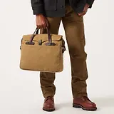 Thumbnail 3 of Filson Rugged Twill Original Briefcase - Tan