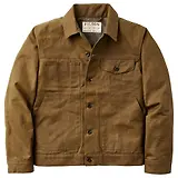 Thumbnail 1 of Filson Men's Short Lined Cruiser Jacket - Dark Tan