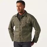Thumbnail 8 of Filson Tin Cloth Short Lined Cruiser Jacket - Military Green