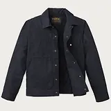 Thumbnail 4 of Filson Men's Dry Wax Short Cruiser Jacket - Navy