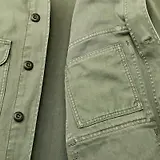 Thumbnail 5 of Filson Cotton Reverse Sateen Field Cruiser Jacket - Washed Fatigue Green