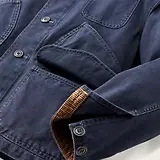 Thumbnail 8 of Filson Men's Canvas Outfitter Jacket - Blue Mussel