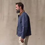 Thumbnail 4 of Filson Men's Canvas Outfitter Jacket - Blue Mussel