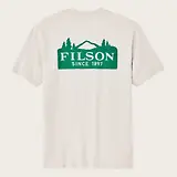 Thumbnail 2 of Filson Men's Frontier Logo T-Shirt - Cliff Gray/Scenic Mark