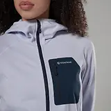 Thumbnail 5 of Montane Women's Protium CP Hooded Fleece Jacket - Lilac Haze
