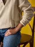 Thumbnail 8 of Joules Women's Lulworth Funnel Neck Fleece - Sandstone