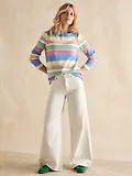 Thumbnail 6 of Joules Women's Harbour Long Sleeve Top - Multi Stripe