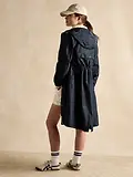 Thumbnail 4 of Joules Women's Holkham Waterproof Packable Raincoat - Navy Paisley