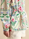 Thumbnail 7 of Joules Women's Holt Waterproof Packable Raincoat - Mosaic Floral