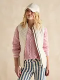 Thumbnail 4 of Joules Women's Minx Showerproof Diamond Quilted Gilet - Cream