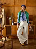 Thumbnail 9 of Joules Women's Palazzo Jeans - Ecru