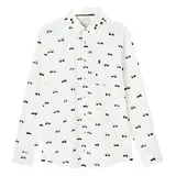 Thumbnail 1 of Joules Men's Invitation 'Land Rover' Cotton Shirt - White