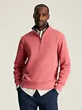 Thumbnail 2 of Joules Men's Alistair Zip Neck Jumper - Pink