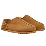 Thumbnail 1 of Joules Women's Suede Faux Fur Lined Clogs - Chestnut Brown
