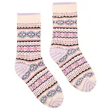 Thumbnail 1 of Joules Women's Lucille Fair Isle Socks - UK 4-8 - Cream
