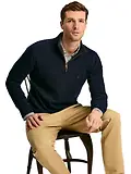Thumbnail 8 of Joules Men's Hillside Quarter Zip Knit Jumper - Navy