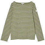 Thumbnail 1 of Joules Women's Harbour Long Sleeve Top - Green Stripe