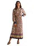 Thumbnail 1 of Joules Women's Rosa Maxi Shirt Dress - Paisley Multi