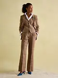 Thumbnail 2 of Joules Women's Foxley Wide Leg Tweed Trousers - Yarrow Check