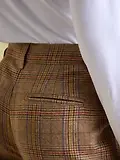 Thumbnail 7 of Joules Women's Foxley Wide Leg Tweed Trousers - Yarrow Check