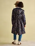 Thumbnail 4 of Joules Women's Holkham Waterproof Packable Hooded Raincoat - Navy Blue Bridle