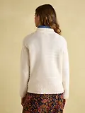 Thumbnail 3 of Joules Women's Bernie Crew Neck Textured Jumper - Cream