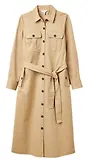 Thumbnail 1 of Joules Women's Meredith Midi Shirt Dress - Tan Brown