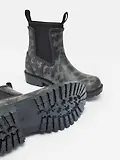 Thumbnail 5 of Joules Women's Oakfield Short Neoprene-Lined Wellies - Black/Animal