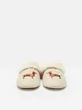Thumbnail 5 of Joules Women's Slippet Luxe Embroidered Slippers - Natural Dachshund