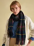 Thumbnail 3 of Joules Women's Langtree Scarf - Navy Check