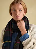 Thumbnail 4 of Joules Women's Langtree Scarf - Navy Check