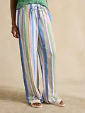 Thumbnail 8 of Joules Women's Linen Trousers - Multi Stripe
