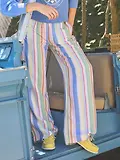 Thumbnail 4 of Joules Women's Linen Trousers - Multi Stripe