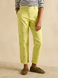 Thumbnail 2 of Joules Women's Embroidered Chinos - Lemons