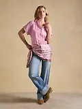Thumbnail 3 of Joules Women's Windsor Silk Scarf - Pink