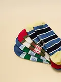 Thumbnail 3 of Joules Men's Rilla 5 Pack Trainer Socks - Multi Bright