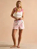 Thumbnail 13 of Joules Women's Amara Shorts - Pink Toile
