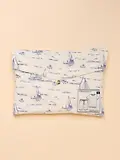 Thumbnail 2 of Joules Men's Harford Short Sleeve Top & Pyjama Set With Packable Travel Bag - Blue Toile