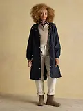 Thumbnail 4 of Joules Women's Holkham Waterproof Packable Raincoat - Navy Floral Tonal