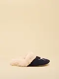 Thumbnail 4 of Joules Women's Slippet Luxe Embroidered Slippers - Navy Labrador